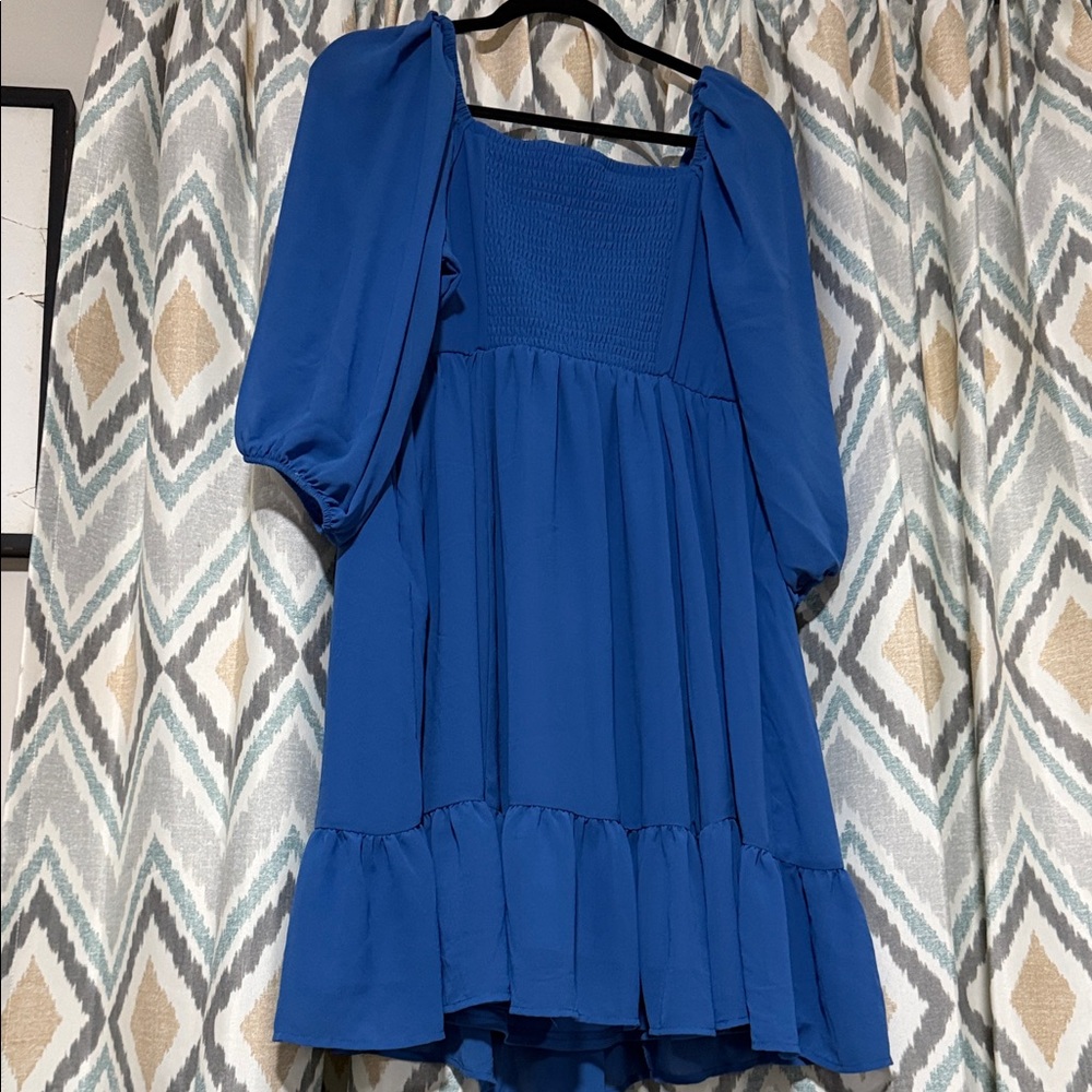Torrid Cobalt Blue Long Sleeve Dress - Picture 3 of 3